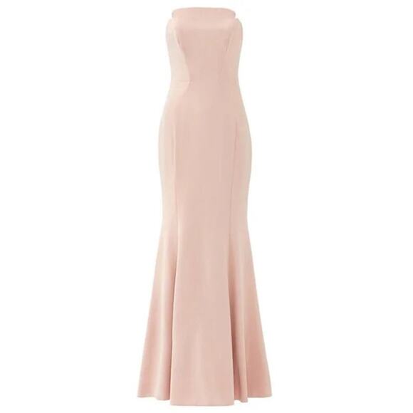 JILL STUART Academy Harlow Pink Strapless Floor Length Gown Formal Dress Size 2 - Picture 3 of 11